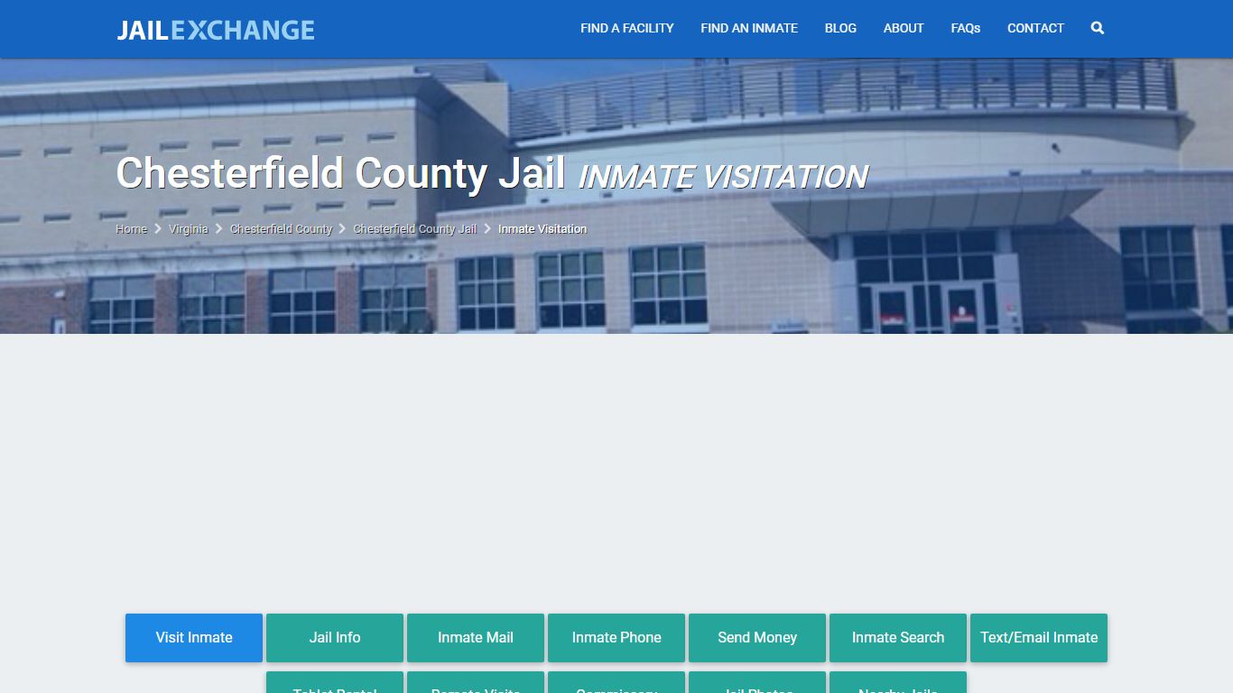 Chesterfield County Jail Inmate Visitation, Hours & Schedule ...