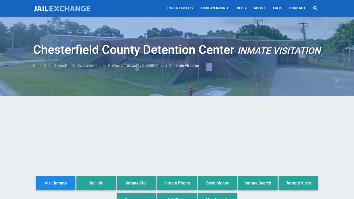 Chesterfield County Detention Center Inmate Visitation - JAIL EXCHANGE